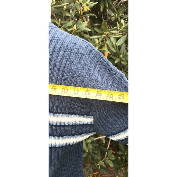 Arizona Blue XL Chunky Knit Striped Sweater Mens Travel Work - Picture 4 of 6